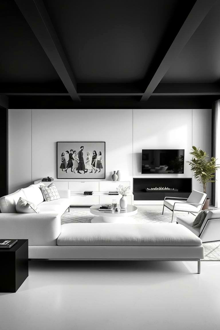 Black and White Contrast - 24 Bauhaus Interior Design Ideas
