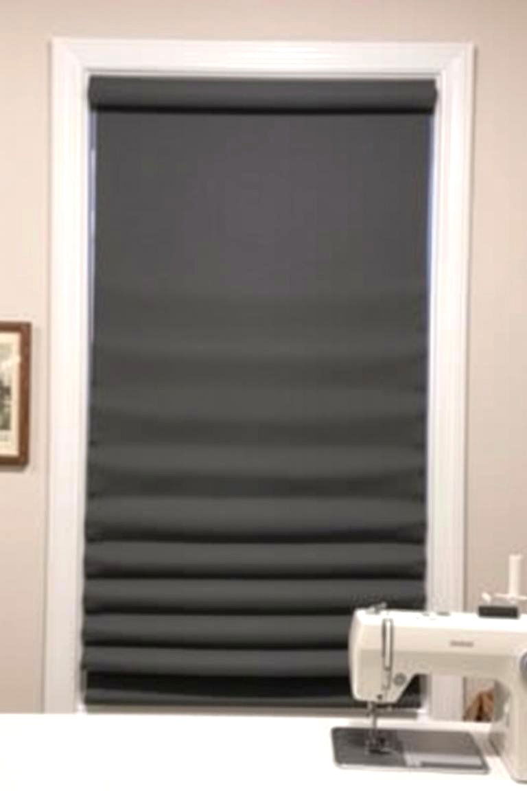 Blackout Curtains for Light Control - 24 Sewing Room Ideas