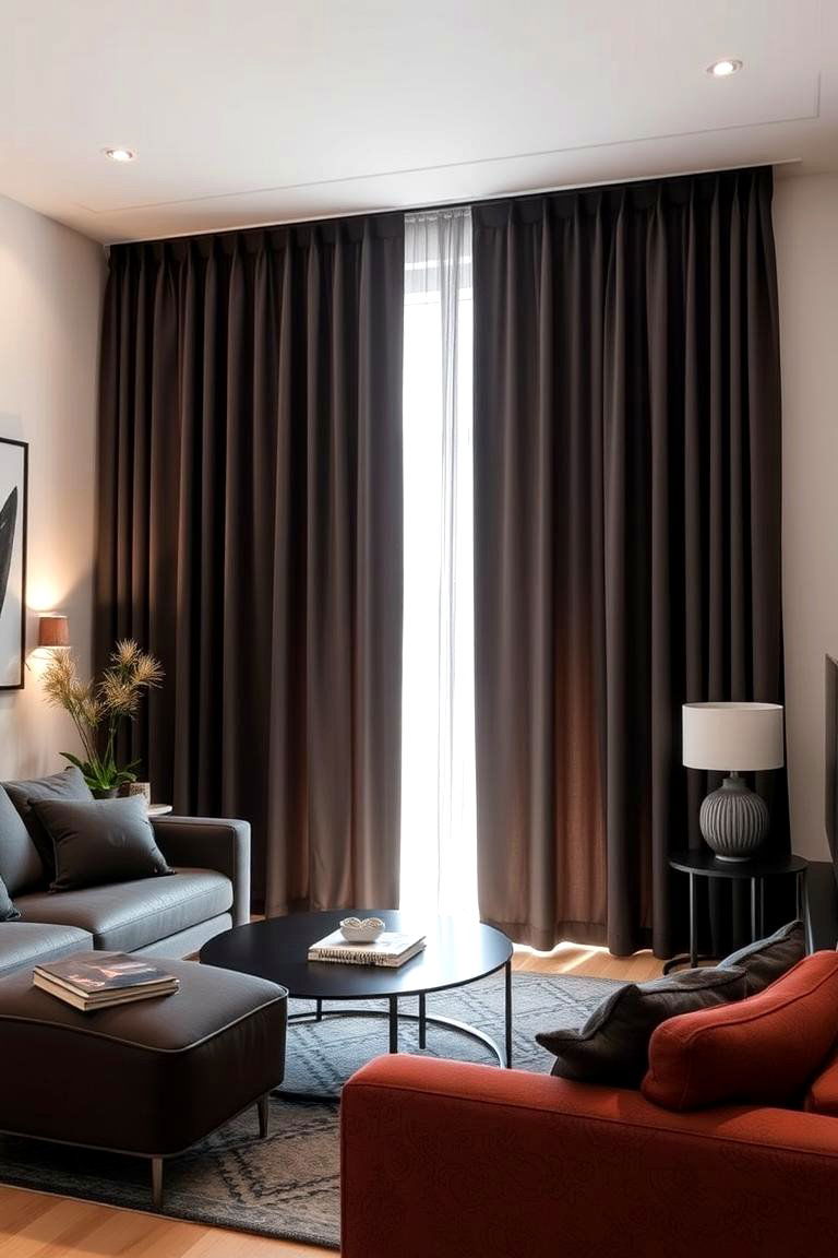 Blackout Curtains for Total Light Control - 24 Living Room Curtain Ideas