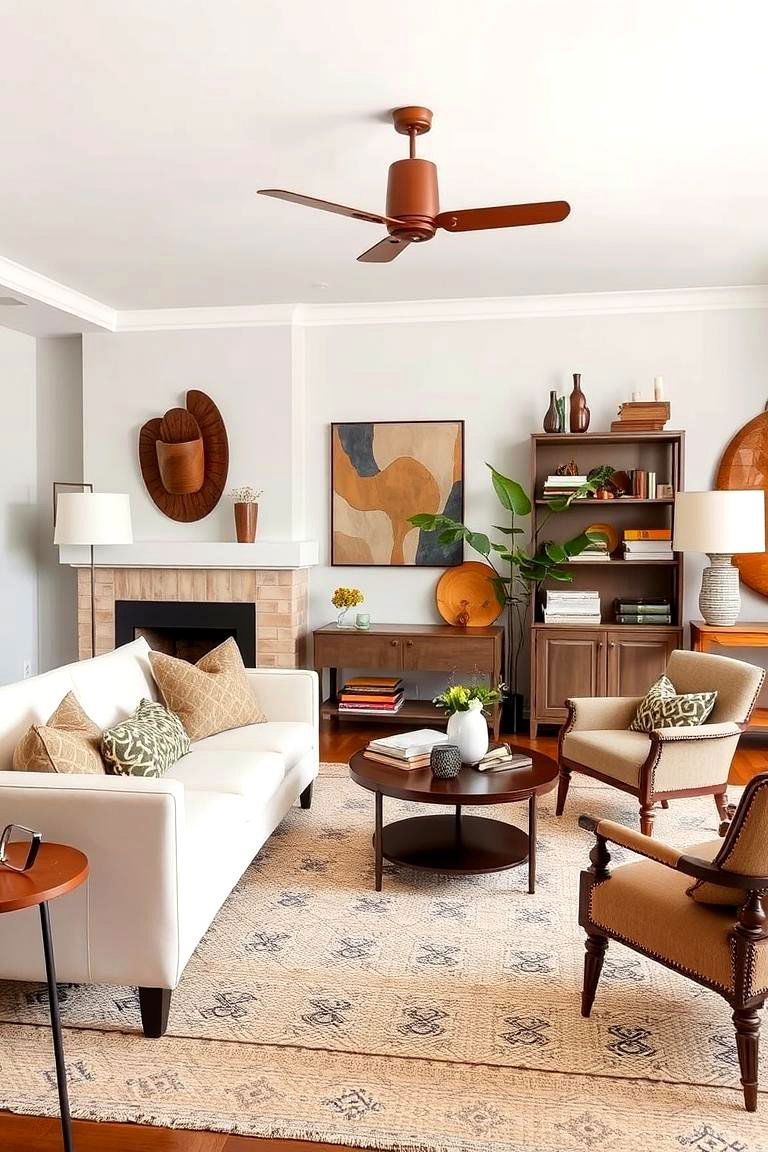 Blending Modern and Traditional Elements - 24 Open Floor Plan Ideas