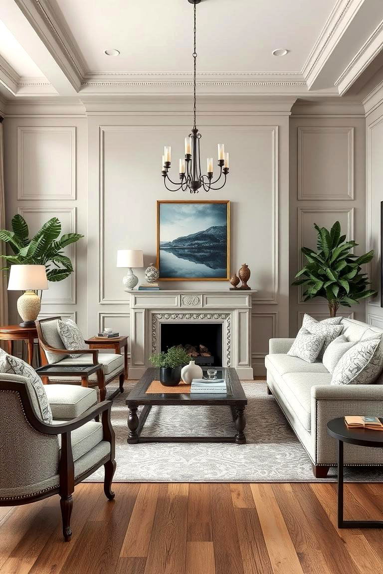 Blending Traditional and Modern Furniture - 24 Transitional Living Room Ideas