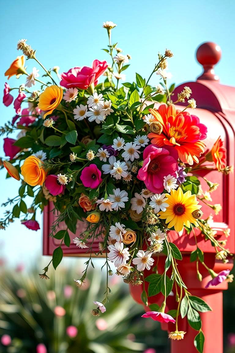 Blooming Beauty - 24 Mailbox Decor Ideas