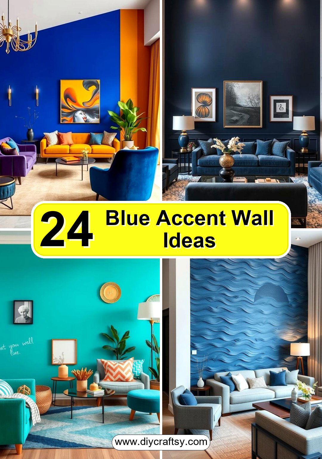 Blue Accent Wall Ideas