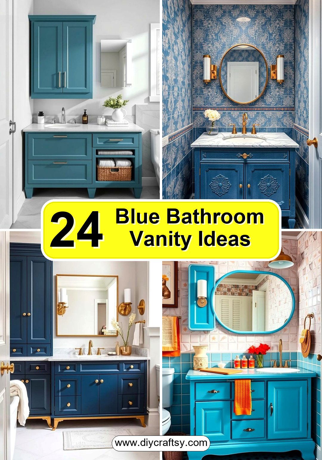 Blue Bathroom Vanity Ideas