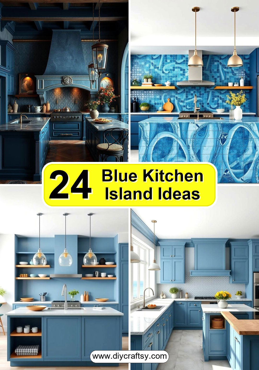 Blue Kitchen Island Ideas