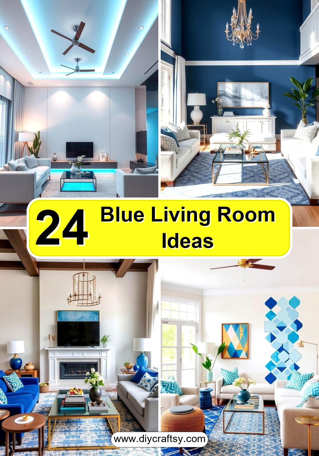 Blue Living Room Ideas