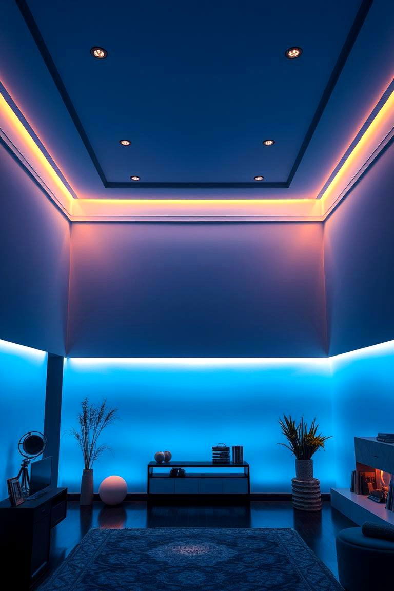 Blue Ombre Magic - 24 Girls Blue Bedroom Ideas