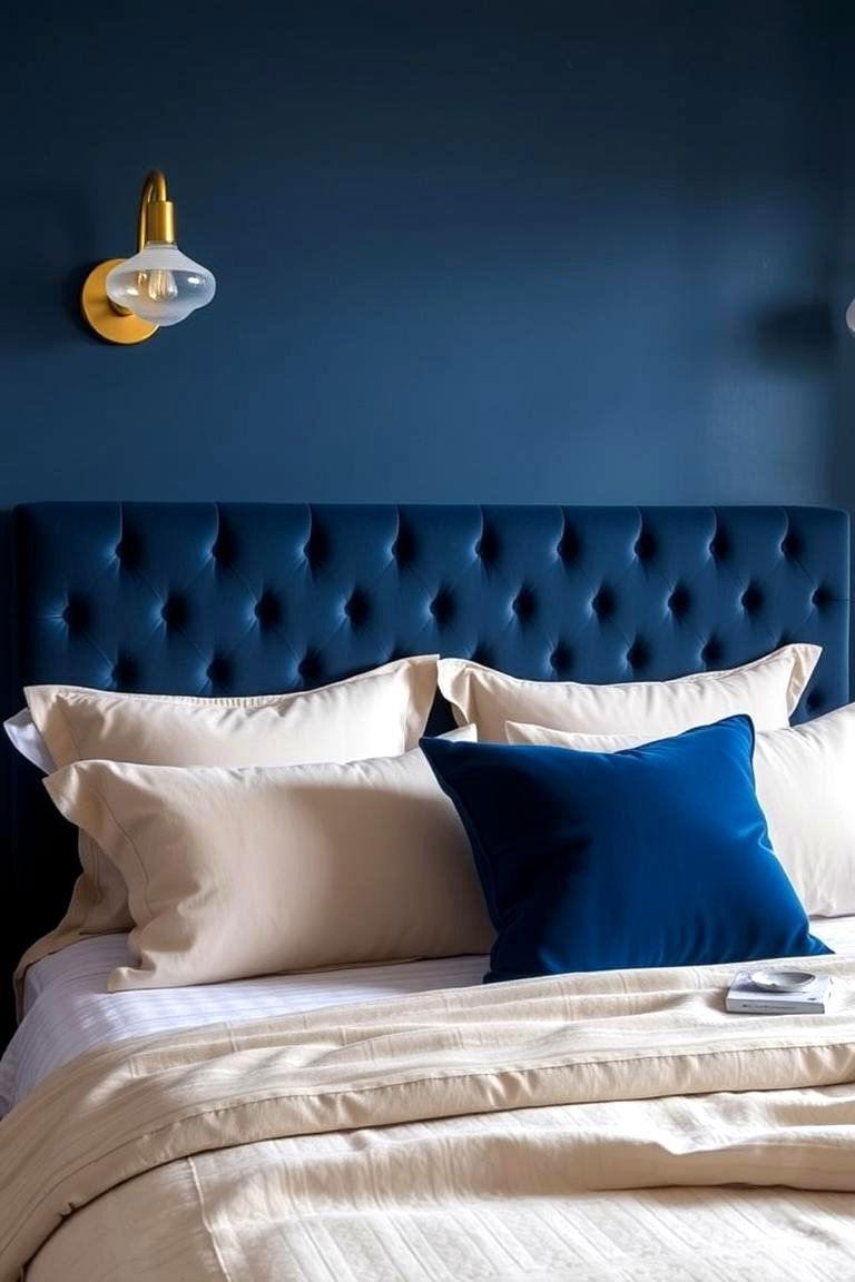 Blue Velvet Luxury - 24 Blue Bedroom Ideas