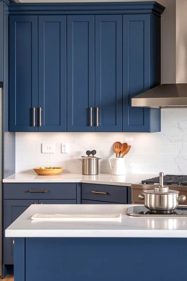 Blue and Gray Contemporary Style - 24 Blue Kitchen Ideas