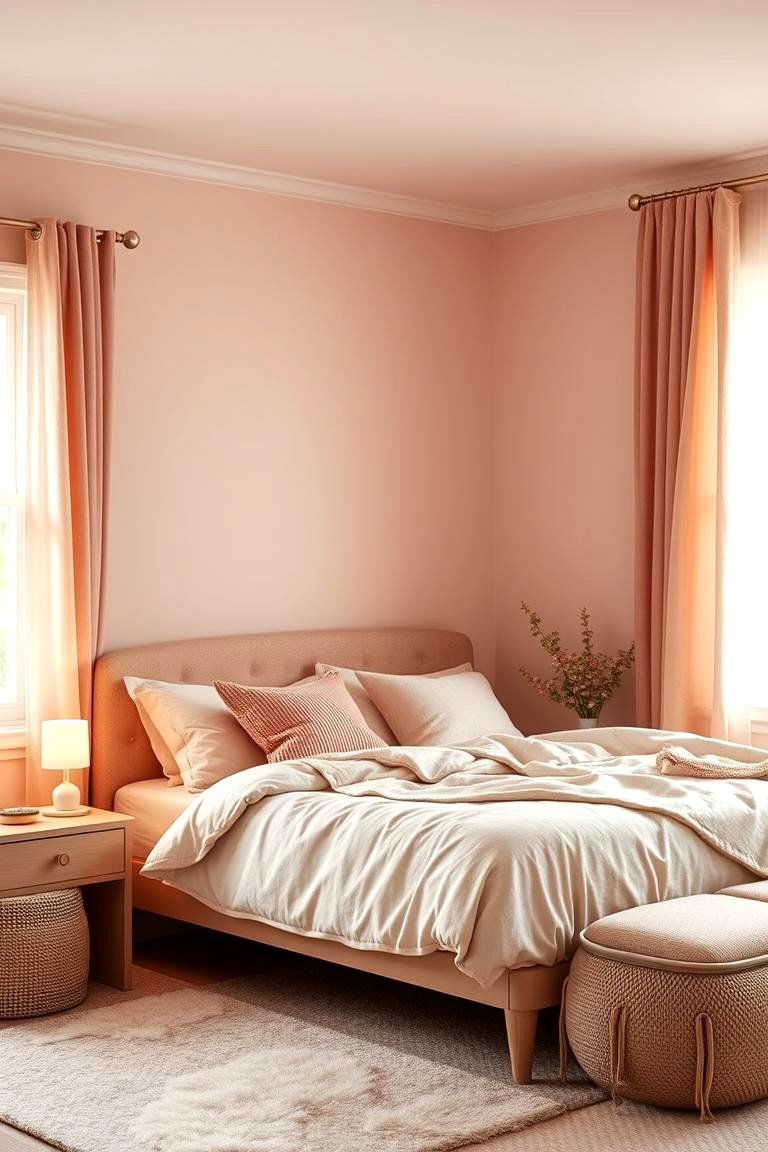 Blush Hues Retreat - 24 Pastel Bedroom Ideas