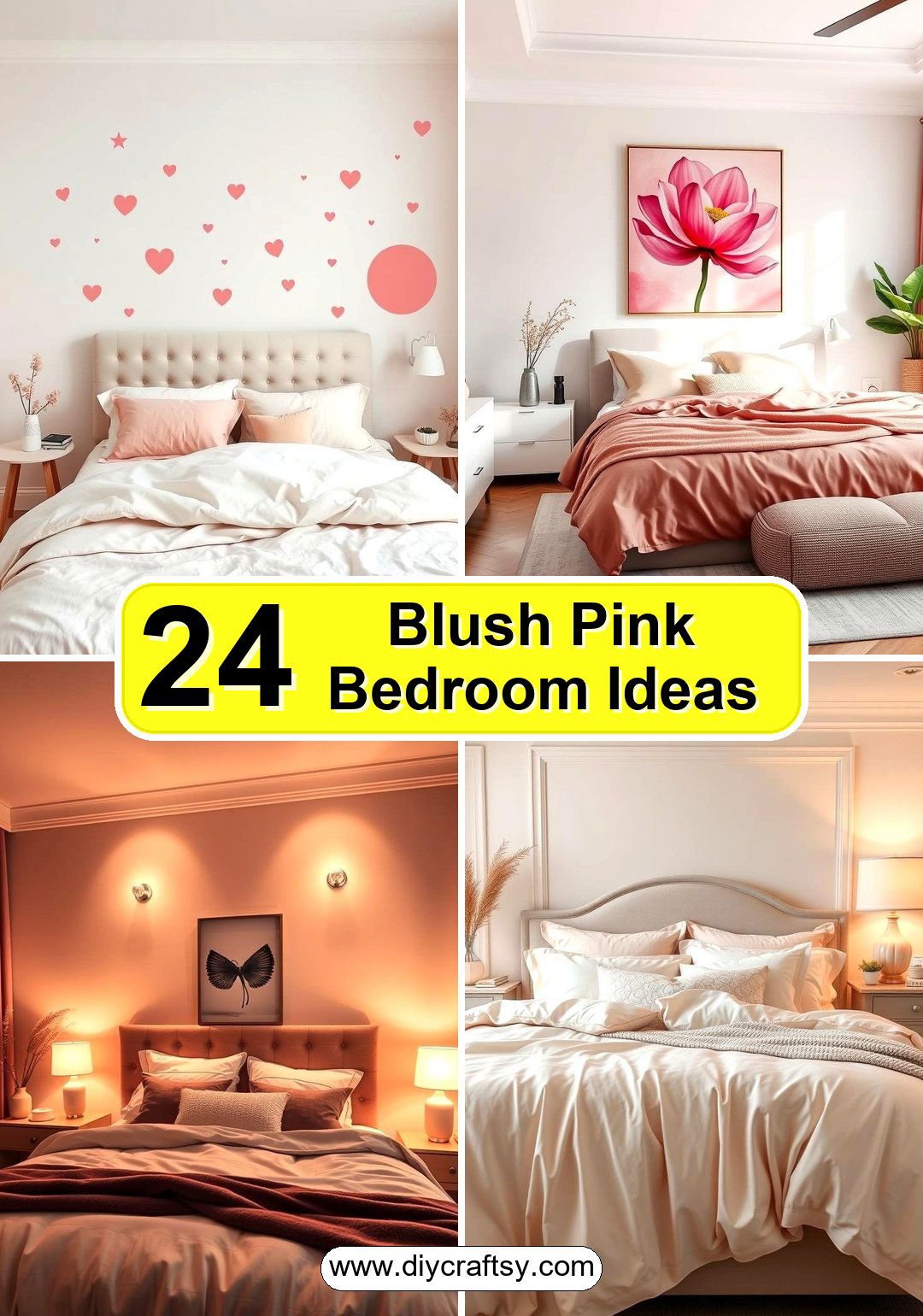 Blush Pink Bedroom Ideas
