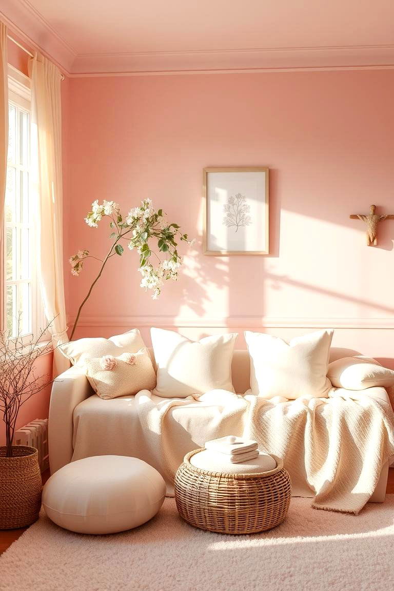 Blush Pink - 24 Calming Paint Colors