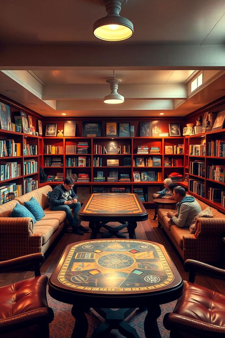 Board Game Haven - 24 Game Room Ideas