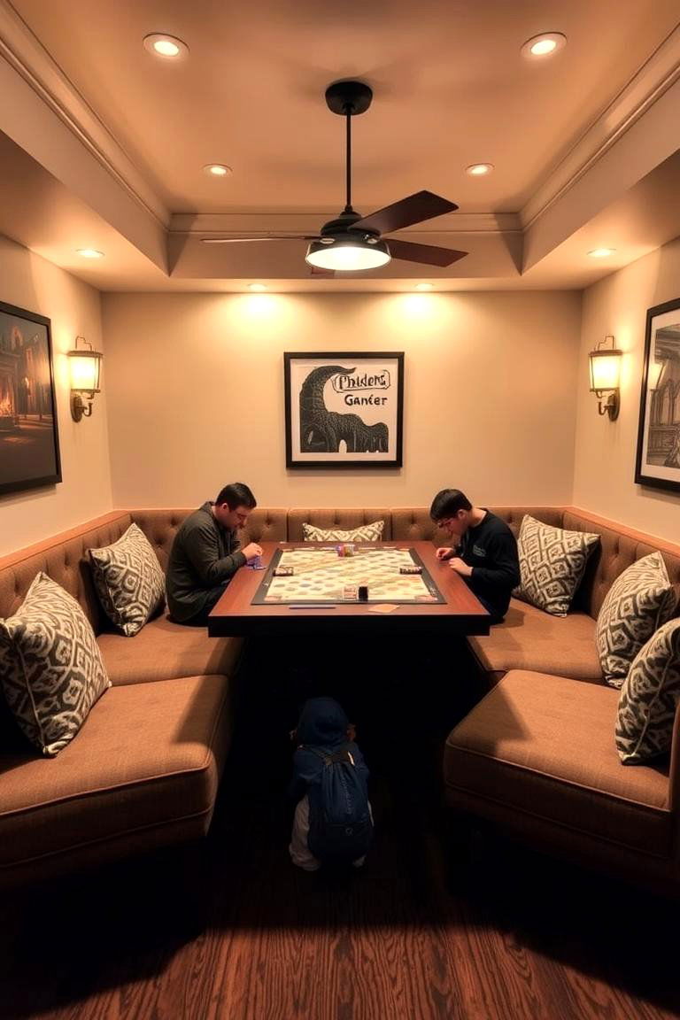 Board Game Retreat - 24 Basement Game Room Ideas