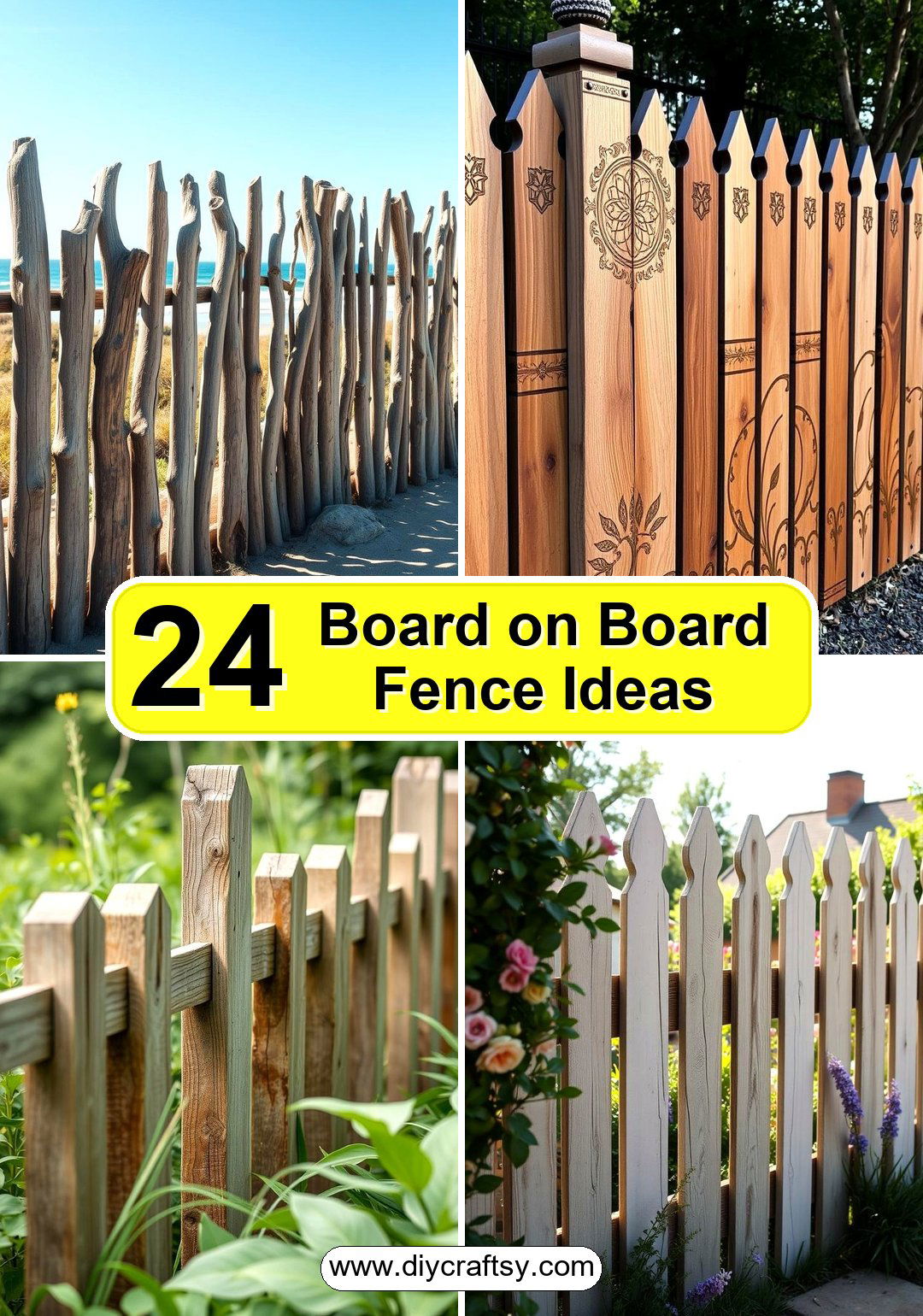 Board on Board Fence Ideas