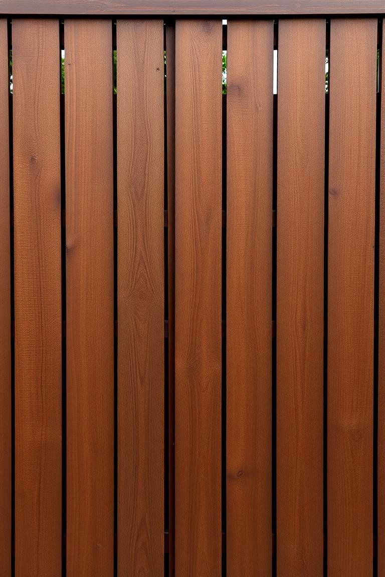 Board on Board Fence - 24 Wood Fence Ideas