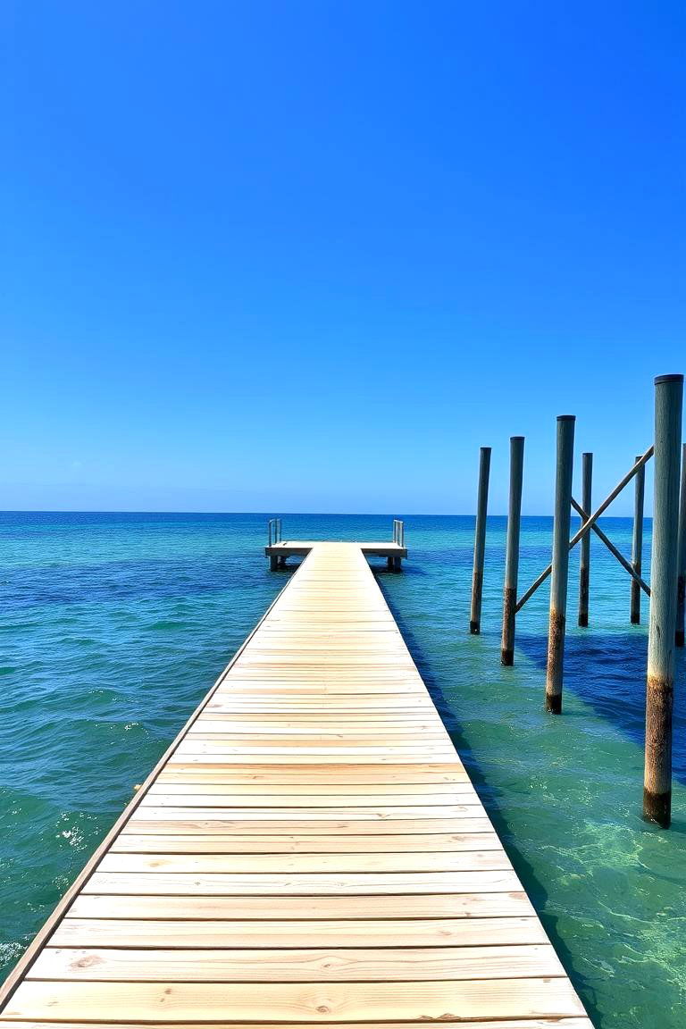 Boardwalk Style Walkway to a Dock - 24 Wooden Walkway Ideas