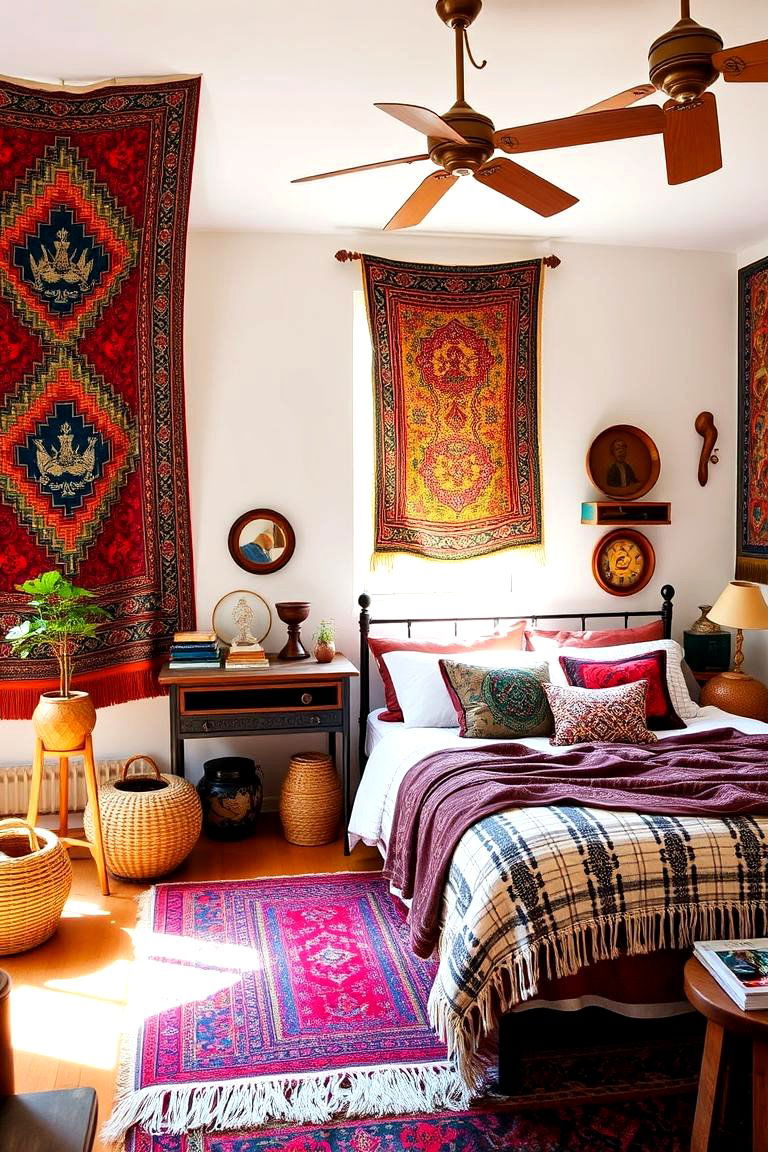 Bohemian Charm - 24 Eclectic Bedroom Ideas