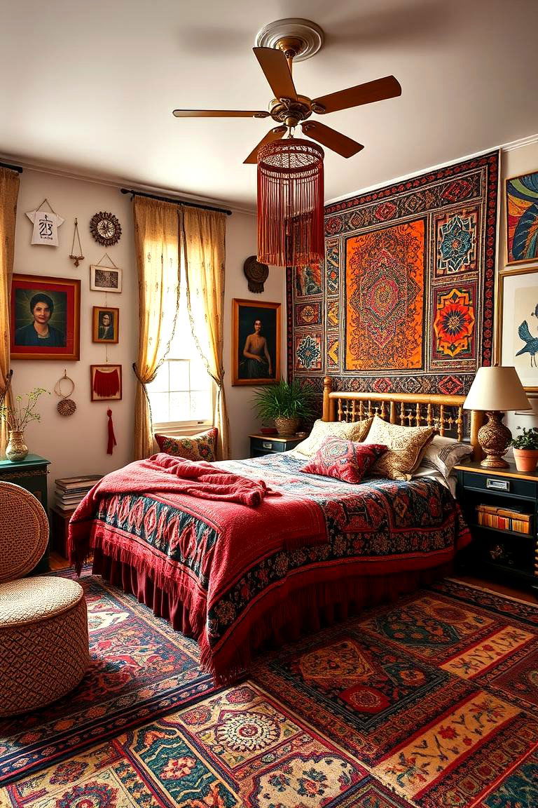 Bohemian Chic Bedroom - 24 Bedroom Design Ideas