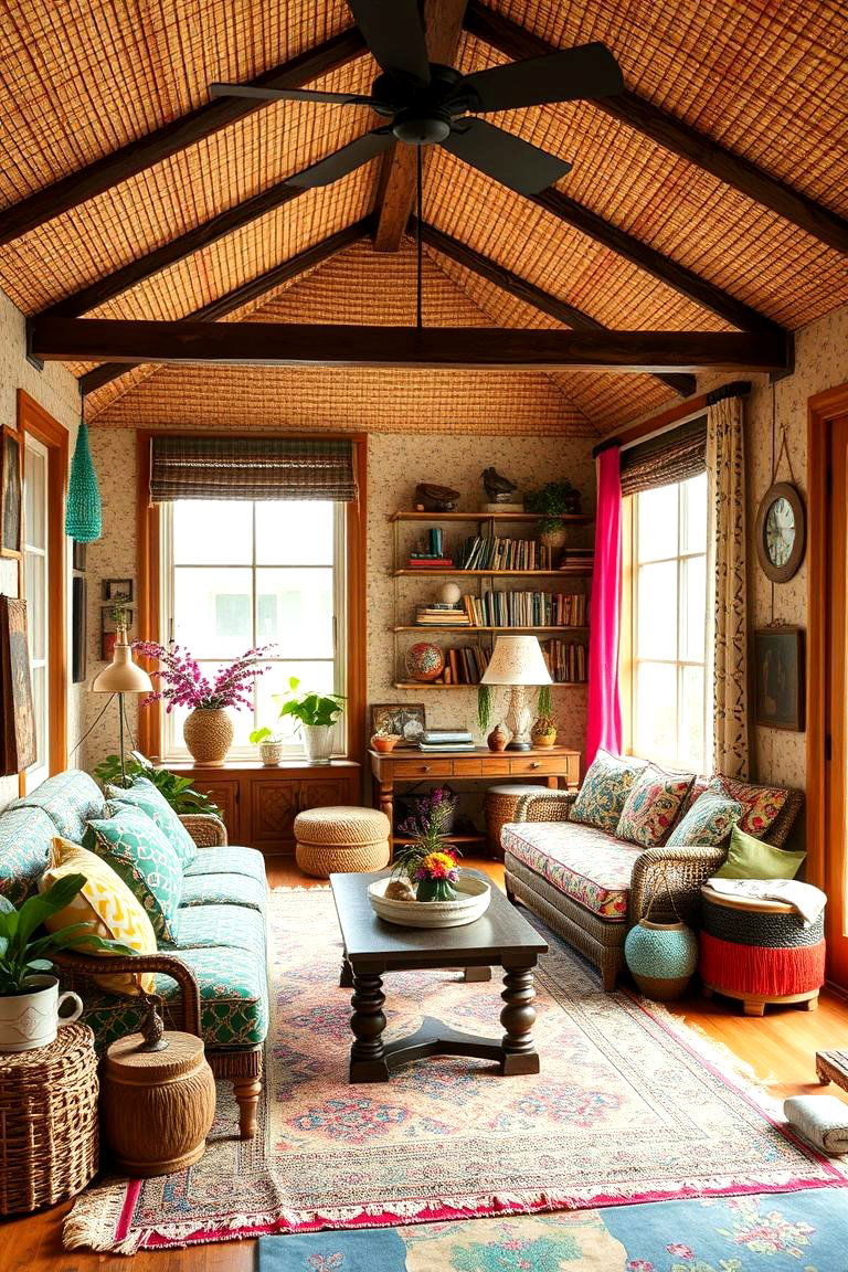 Bohemian Chic Florida Room - 24 Florida Room Ideas