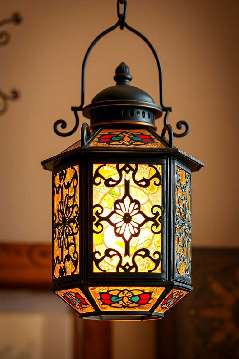 Bohemian Chic Lantern - 24 Lantern Centerpiece Ideas