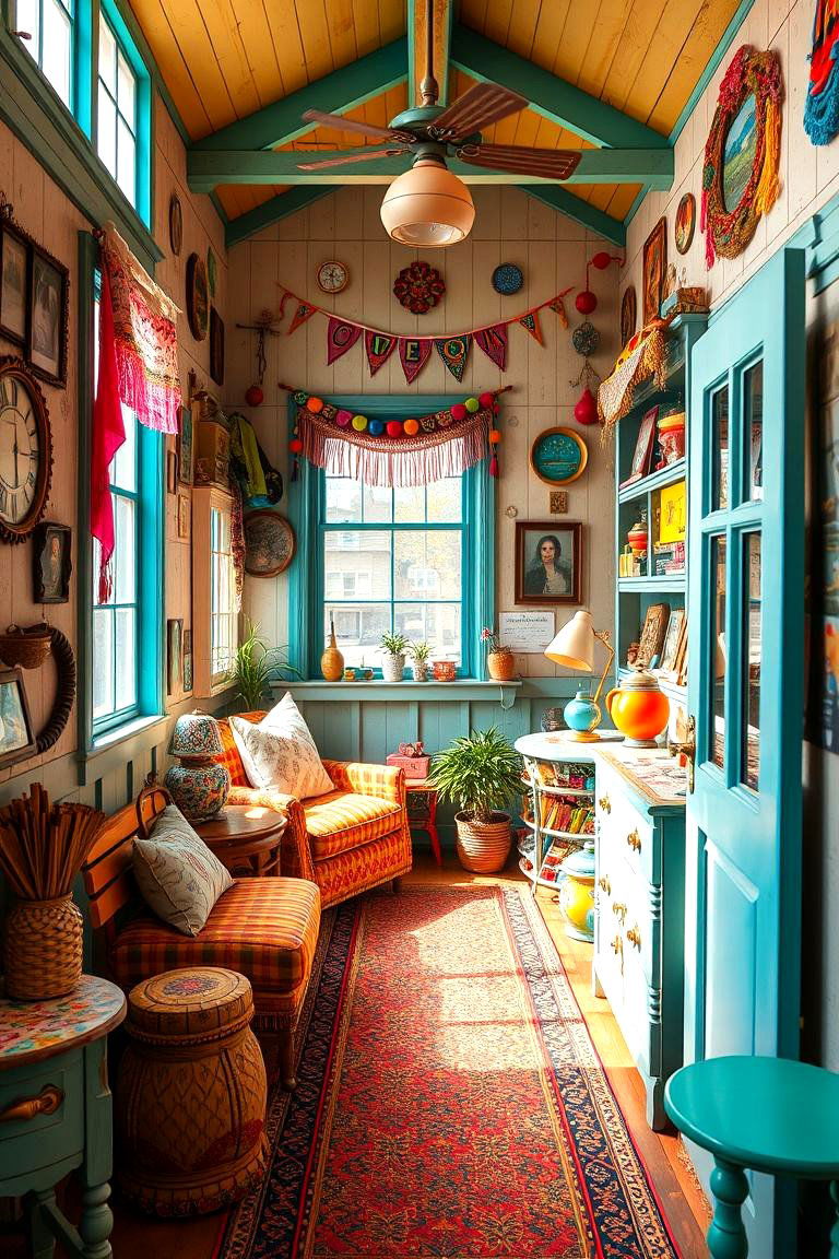 Bohemian Chic Outhouse - 24 Outhouse Design Ideas