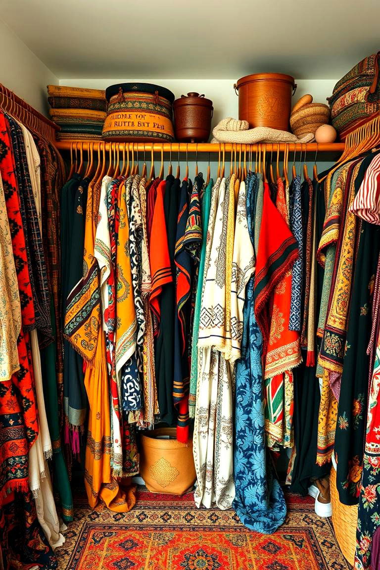 Bohemian Chic Textiles - 24 closet curtain ideas