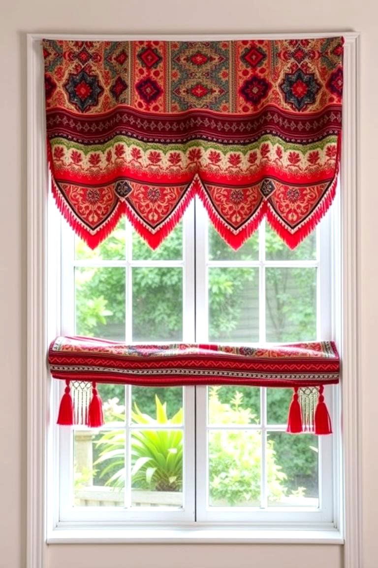 Bohemian Chic Valance - 24 Window Valance Ideas