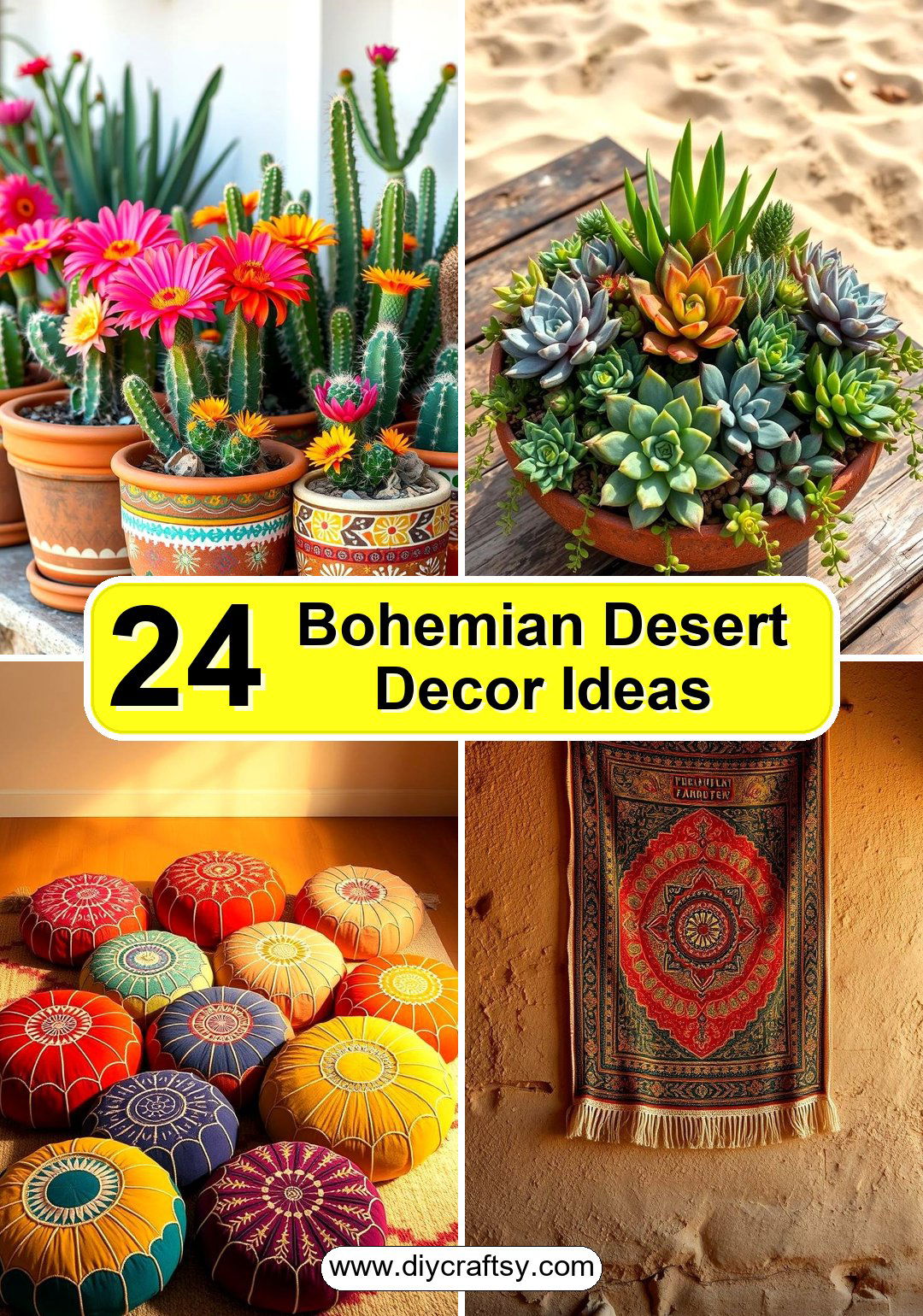Bohemian Desert Decor Ideas