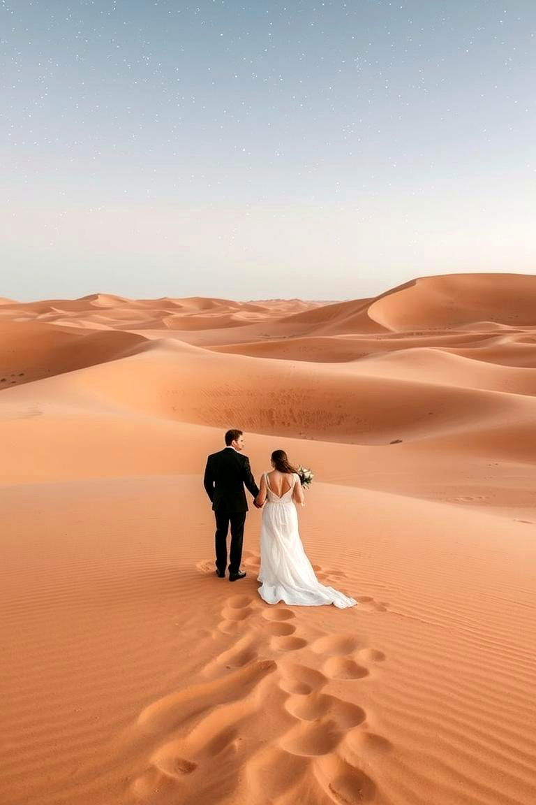 Bohemian Desert Wedding - 24 Destination Wedding Ideas
