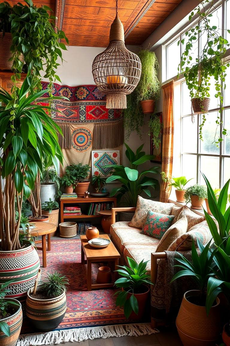 Bohemian Greenhouse Retreat - 24 Greenhouse Dining Room Ideas