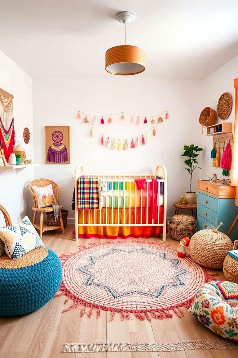 Bohemian Rainbow Nursery - 24 Baby Room Ideas