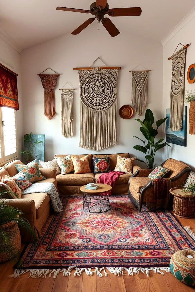 Bohemian Retro Vibes - 24 Vintage Living Room Ideas