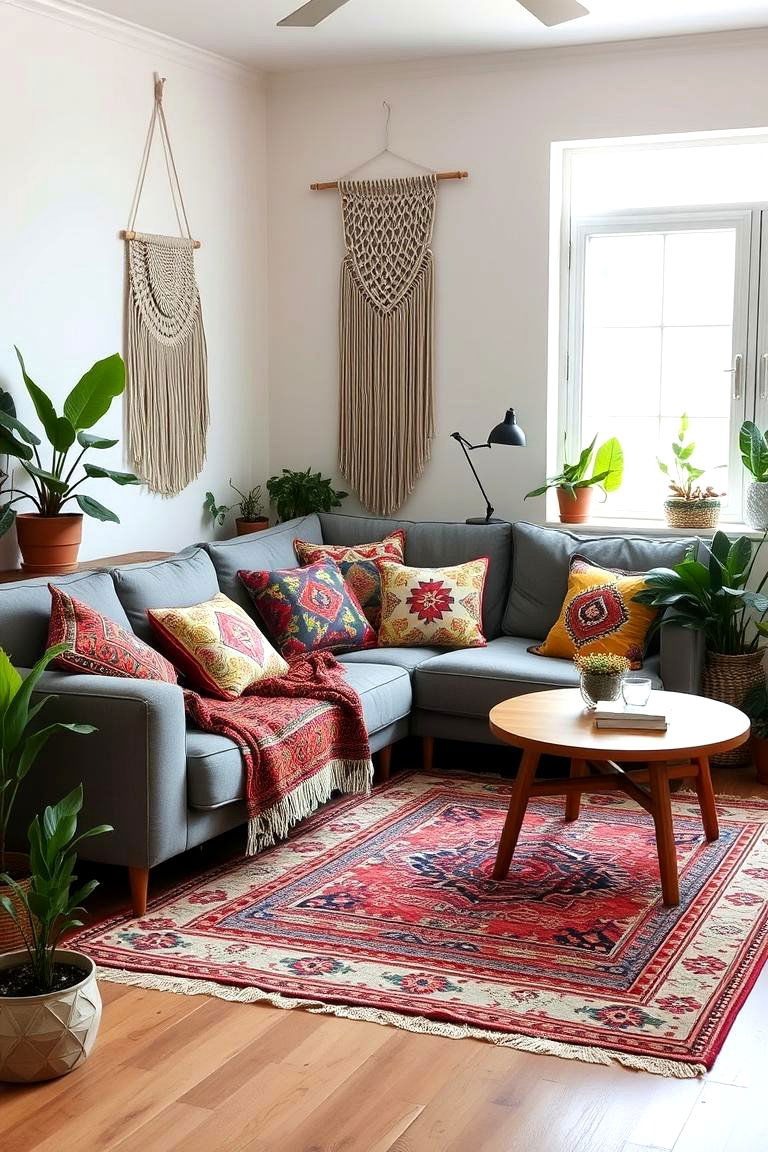 Bohemian Rhapsody - 24 Grey Couch Living Room Ideas