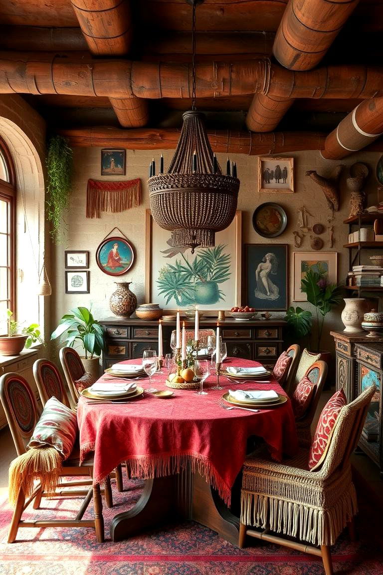 Bohemian Rhapsody Sunroom - 24 Sunroom Dining Room Ideas