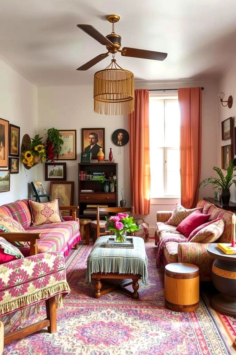 Bohemian Style Den - 24 Den Ideas