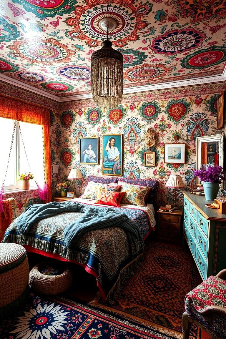 Bohemian Vibe Decor - 24 Dreamy Bedroom Design Ideas