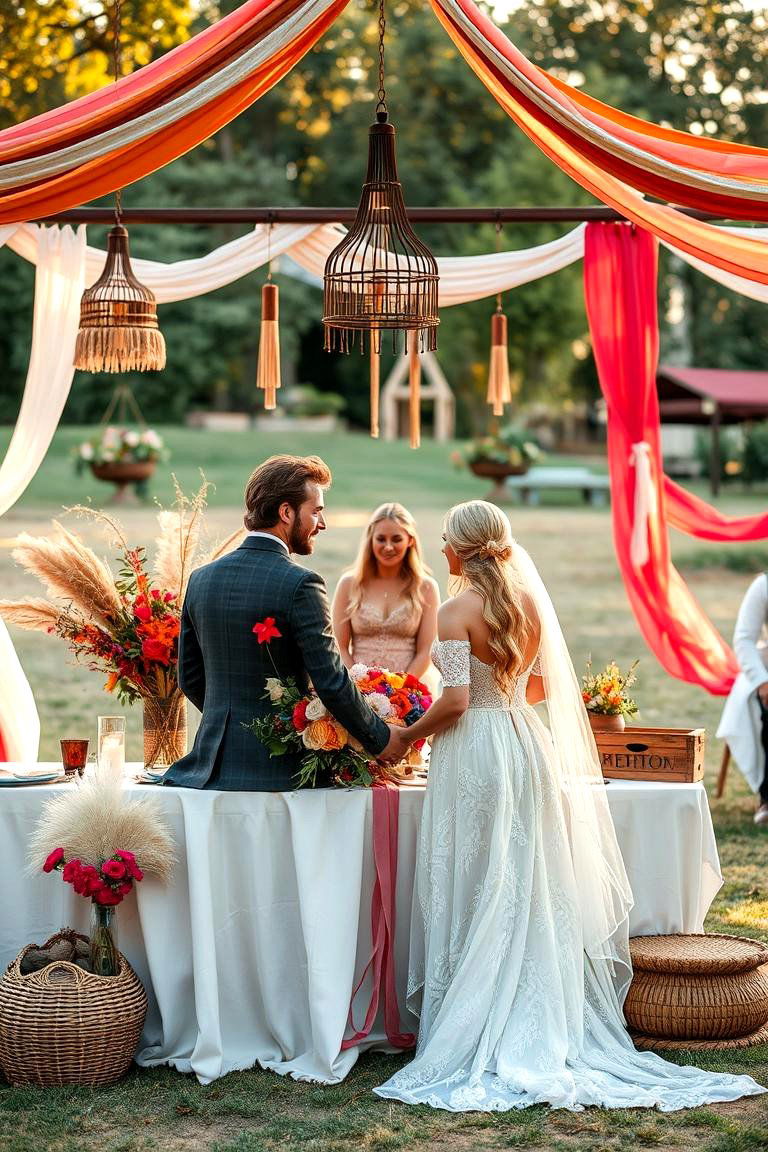 Bohemian Vibes - 24 Romantic Wedding Ideas
