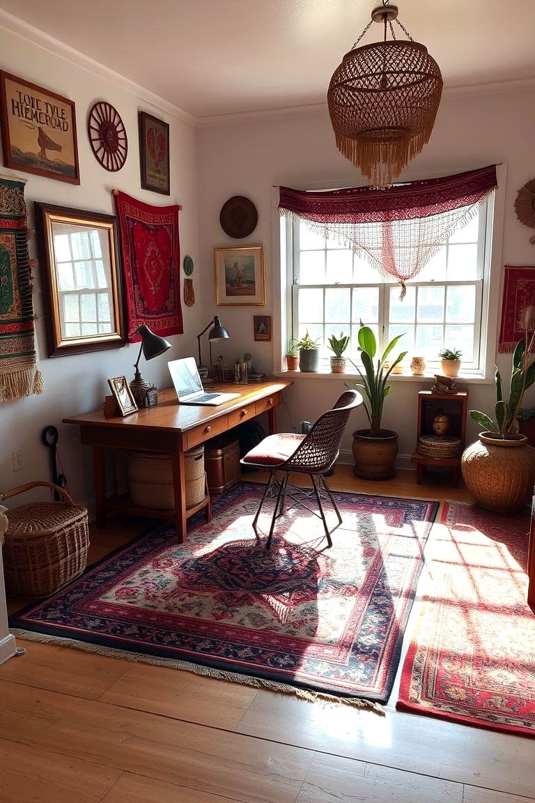 Bohemian Vibes Station - 24 Desk in Front of Window Ideas