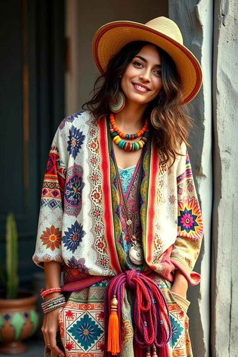 Bohemian Vibes with Eclectic Colors - 24 Dresser Decor Ideas
