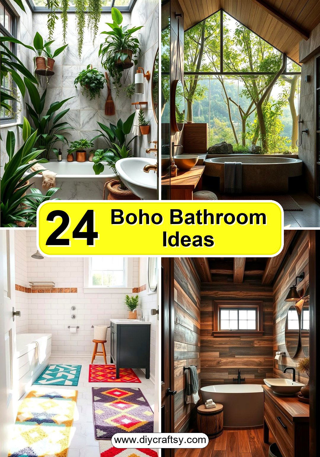 Boho Bathroom Ideas