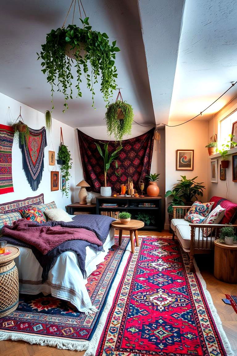 Boho Chic Basement Bedroom - 24 Basement Bedroom Ideas