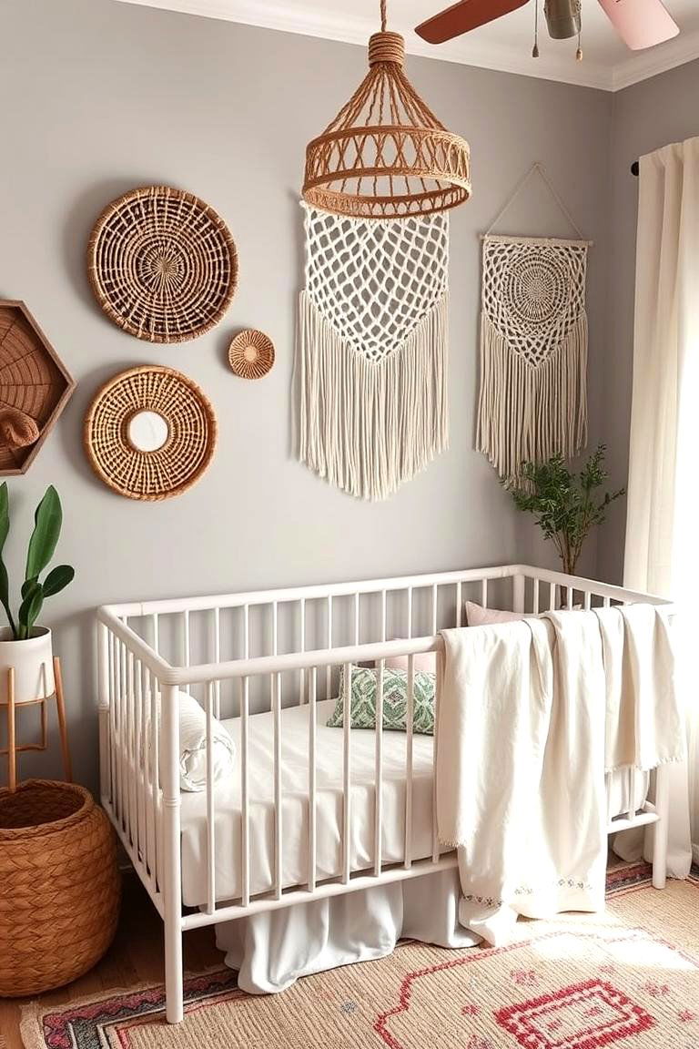 Boho Chic Nursery - 24 Baby Room Ideas