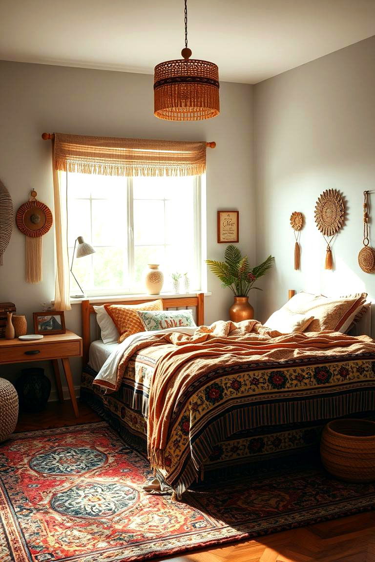 Boho Chic Sanctuary - 24 Teen Girl Bedroom Ideas