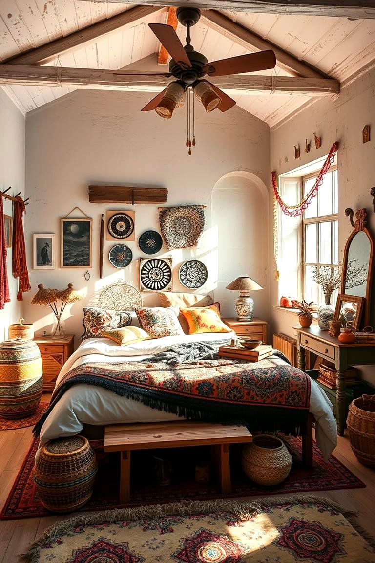 Boho Limewash Inspiration - 24 Limewash Bedroom Ideas