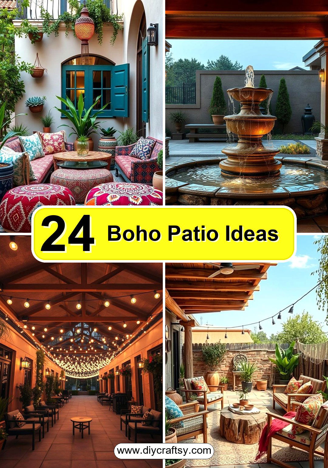 Boho Patio Ideas