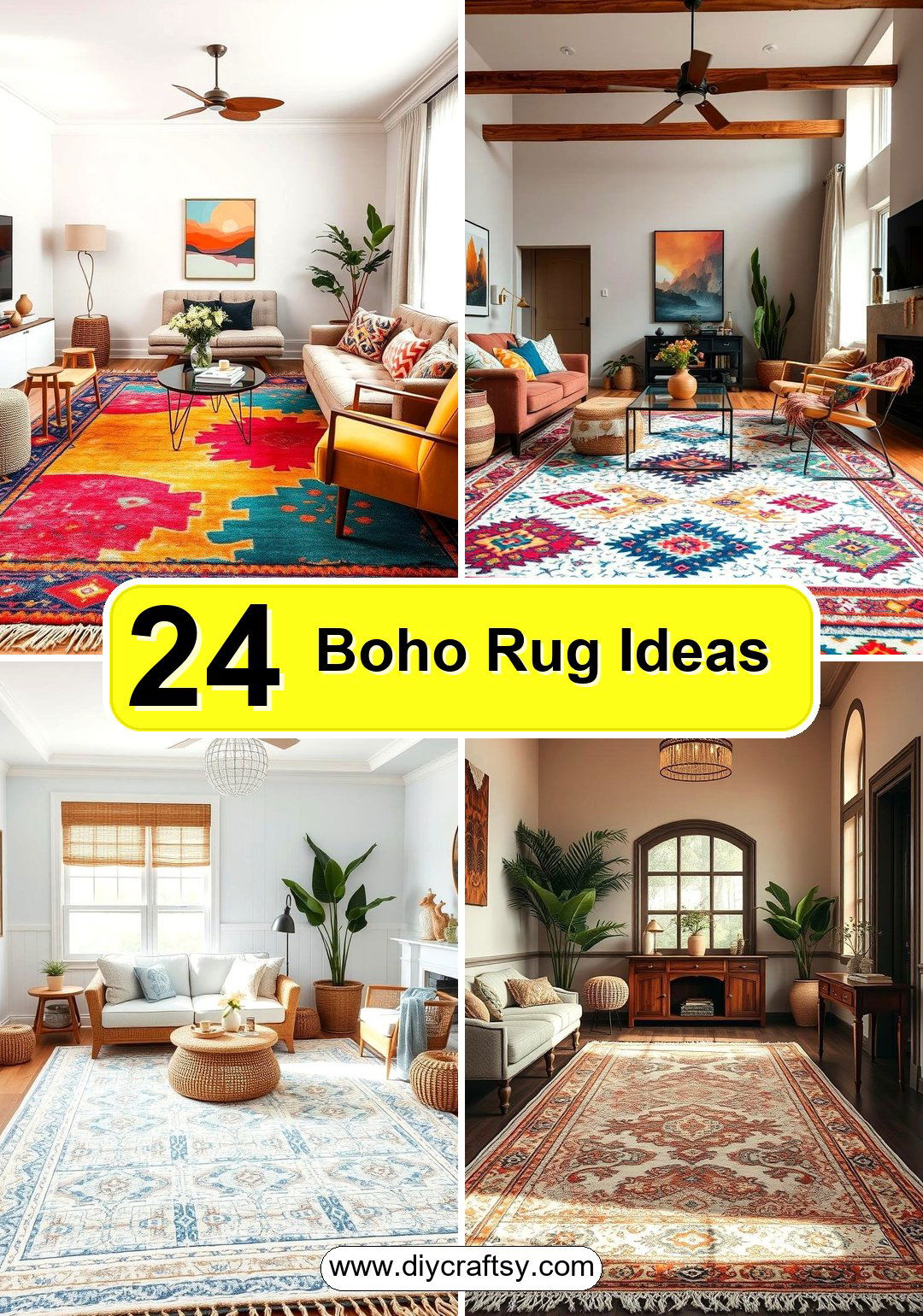 Boho Rug Ideas