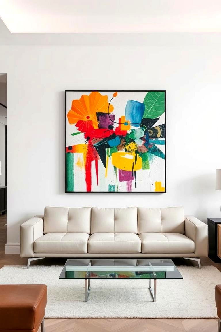 Bold Abstract Art - 27 1927s Living Room Design Ideas