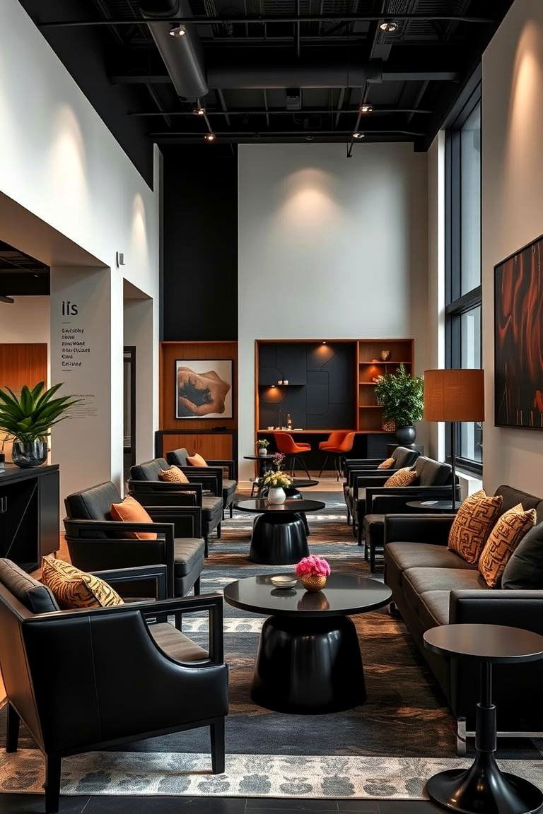 Bold Accent Furniture for Statement Interiors - 24 Black and Brown Interior Design Ideas