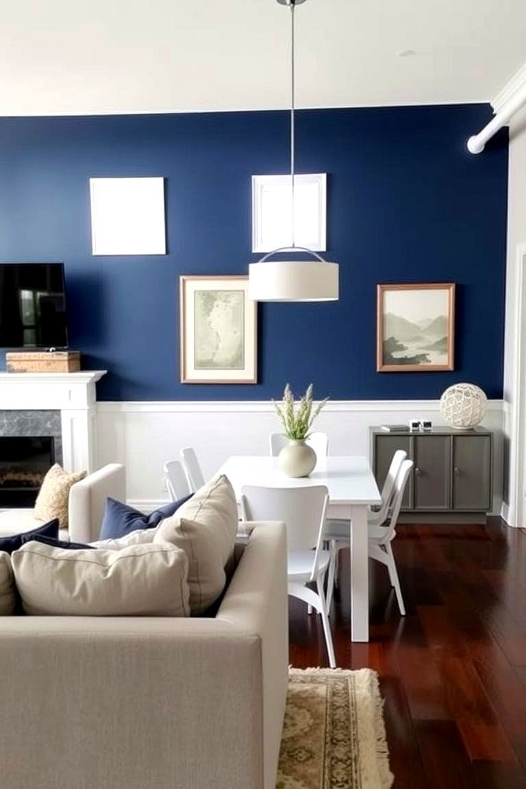 Bold Accent Wall Strategy - 24 Living Room Dining Room Combos
